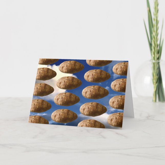 Flying Potatoes Space Potato Card (Front)