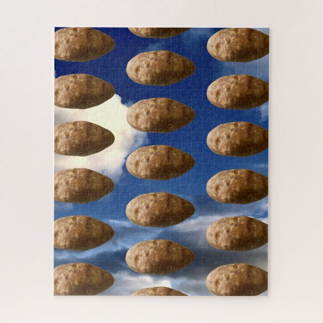 Flying Potatoes Space Potato Invasion Jigsaw Puzzle (Vertical)