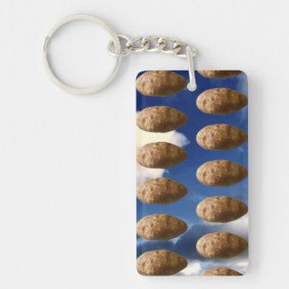 Flying Potatoes Space Potato Invasion Key Ring