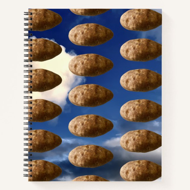 Flying Potatoes Space Potato Invasion Notebook (Front)