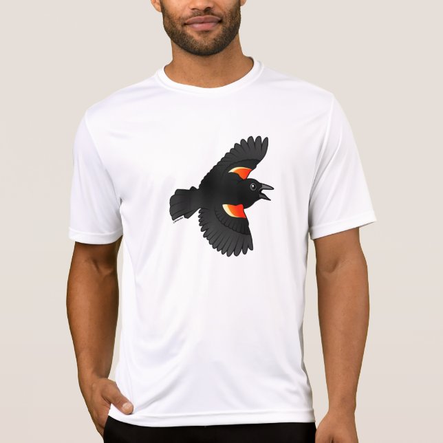 Flying Red-winged Blackbird T-Shirt (Front)