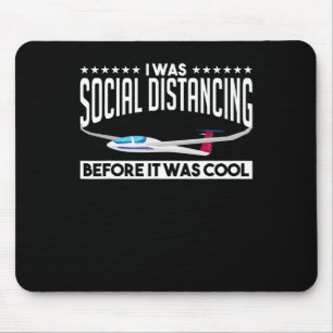 Flying Sailplane Pilot Glider Pilot Lovers Gift Mouse Pad