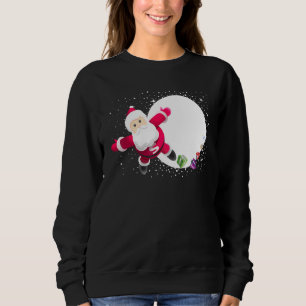 Flying Santa Claus Christmas Sweatshirt