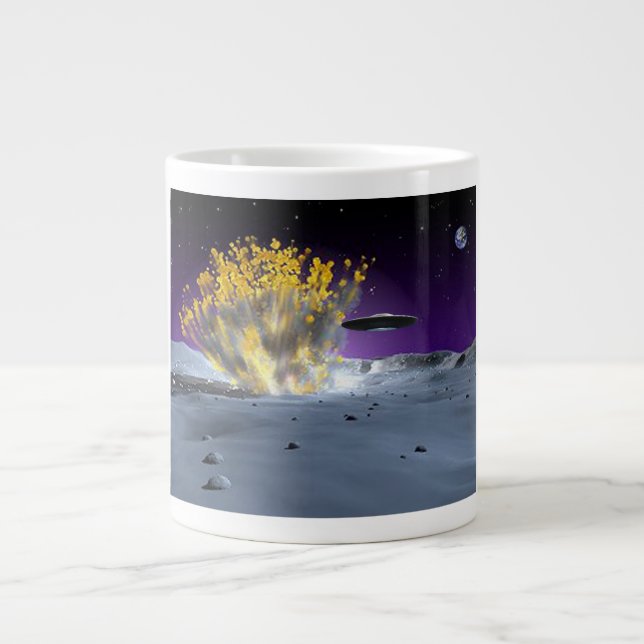 Flying Saucer Large Coffee Mug (Front)