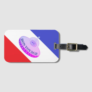 Flying Saucer Luggage Tag