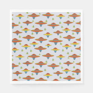 Flying Saucer Napkin