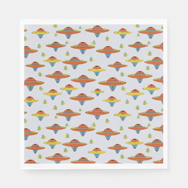 Flying Saucer Napkin (Front)