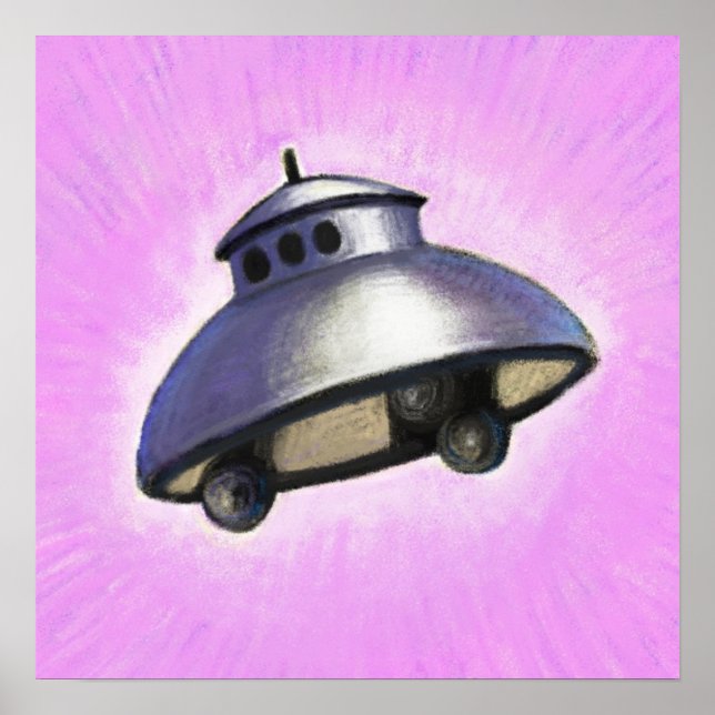 Flying Saucer Poster (Front)