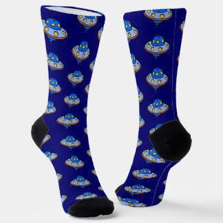 Flying Saucer Spaceship Socks