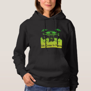 Flying Saucer UFO Astronauts are Aliens 10 Hoodie