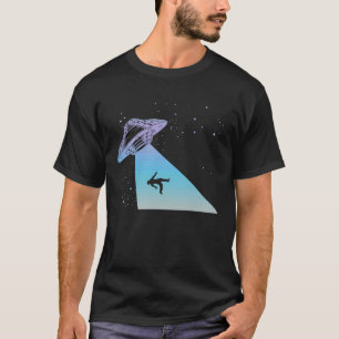 Flying Saucer UFO Astronauts are Aliens 10 T-Shirt