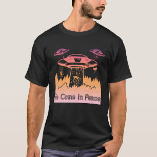 Flying Saucer UFO Astronauts are Aliens 11 T-Shirt