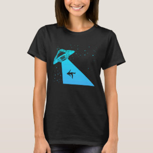 Flying Saucer UFO Astronauts are Aliens 12 T-Shirt