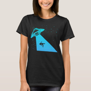 Flying Saucer UFO Astronauts are Aliens 12 T-Shirt