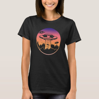 Flying Saucer Ufo Astronauts Are Aliens 2 T-Shirt
