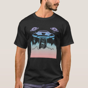 Flying Saucer UFO Astronauts are Aliens 3 T-Shirt