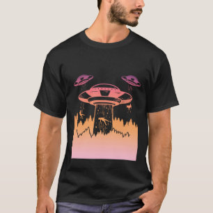 Flying Saucer UFO Astronauts are Aliens T-Shirt