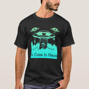 Flying Saucer UFO Astronauts are Aliens T-Shirt