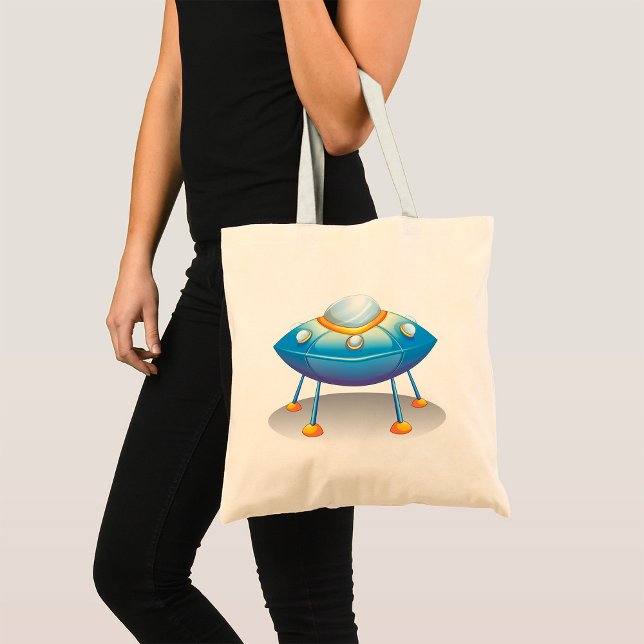 Flying Saucer UFO Tote Bag (Creator Uploaded)