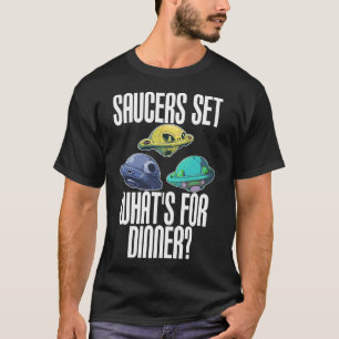 Flying Saucers Set Dark T-Shirt