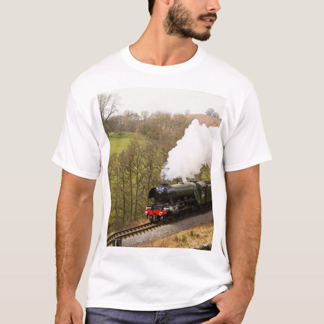 Flying Scotsman at Goathland T-Shirt (Front)