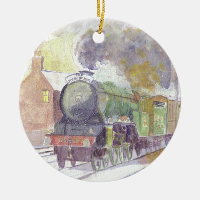 Flying Scotsman Christmas ornament (Front)