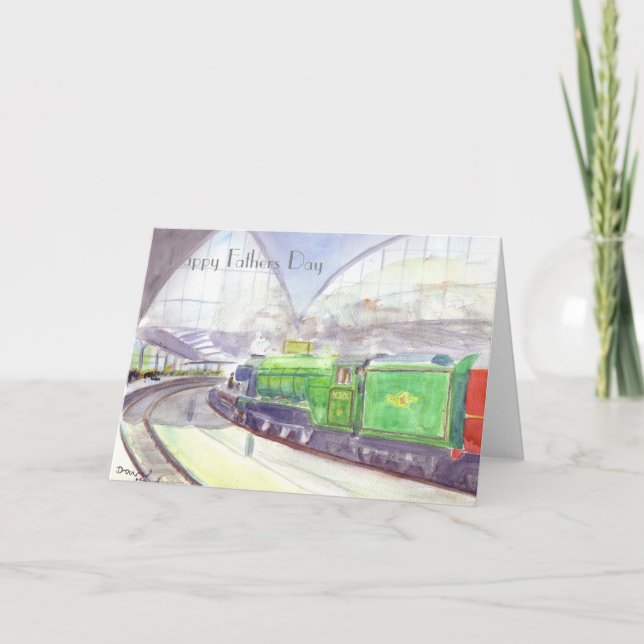 Flying Scotsman Fathers Day card (Front)