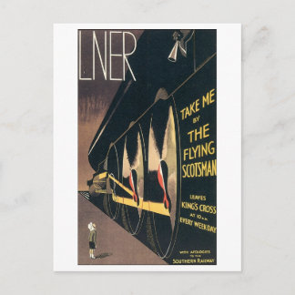Flying Scotsman Liner Postcard
