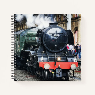 Flying Scotsman Spiral Notebook