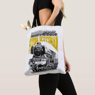 Flying Scotsman Steam Locomotive. 1923 LNER Train Tote Bag
