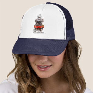 Flying Scotsman – Steam Locomotive Illustration Trucker Hat