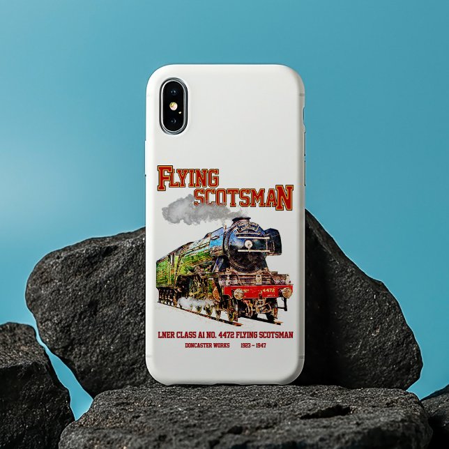 Flying Scotsman Steam Train English Locomotive  Case-Mate iPhone Case (Creator Uploaded)
