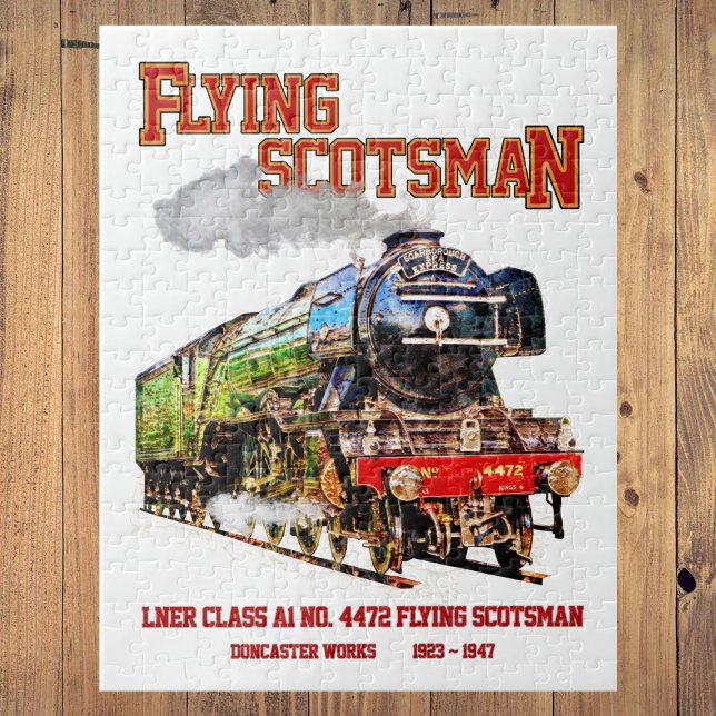 Flying Scotsman Steam Train English Locomotive  Jigsaw Puzzle (Creator Uploaded)