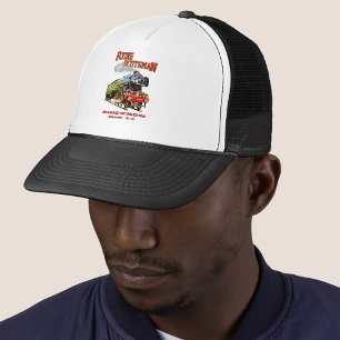 Flying Scotsman Steam Train English Locomotive Trucker Hat