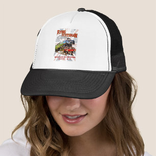 Flying Scotsman Steam Train English Locomotive Trucker Hat