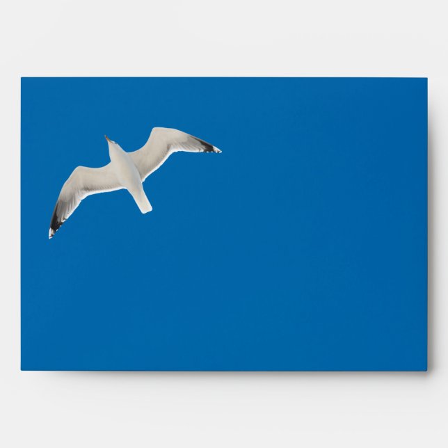 Flying seagull envelope (Front)