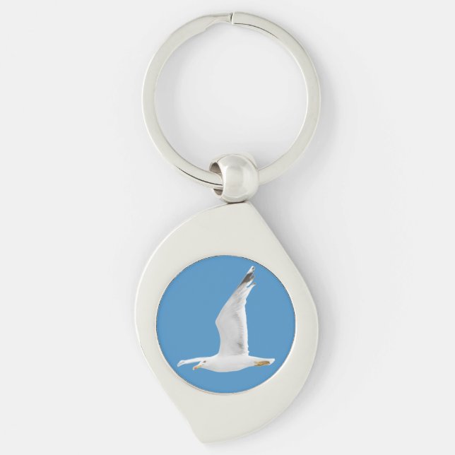 Flying seagull key ring (Front)