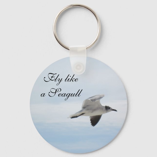 Flying Seagull Key Ring (Front)