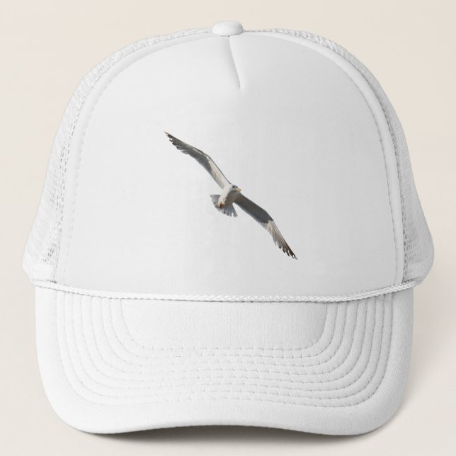 Flying seagull trucker hat (Front)