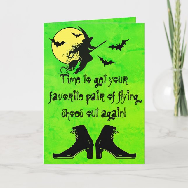 FLYING SHOES CARD (Front)