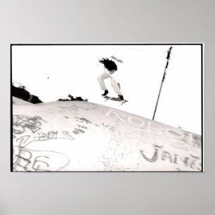 Flying Skater Boy Poster