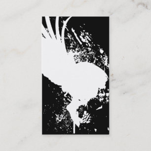 flying skull business card