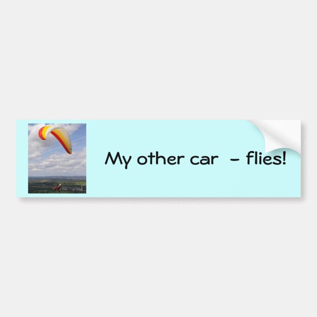 Flying Solo Bumper Sticker (Front)