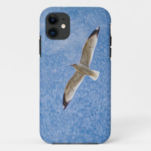 Flying Solo Seagull in the Sky Case-Mate iPhone Case