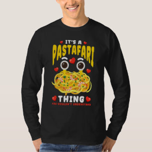 Flying Spaghetti Monster FSM It's A Pastafari Thin T-Shirt