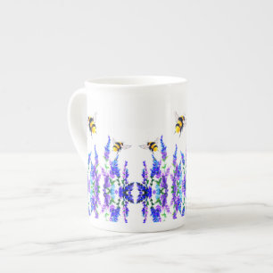 Flying Spring Bees Bone China Mugs