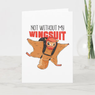 FLYING SQUIRREL FUNNY CARD