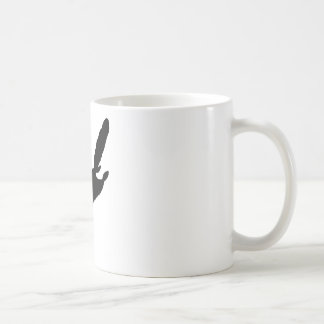 Flying Squirrel Silhouette Coffee Mug