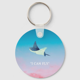 Flying Stingray   Key Ring