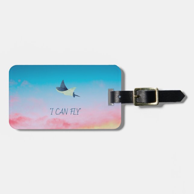 Flying Stingray  Luggage Tag (Front Horizontal)